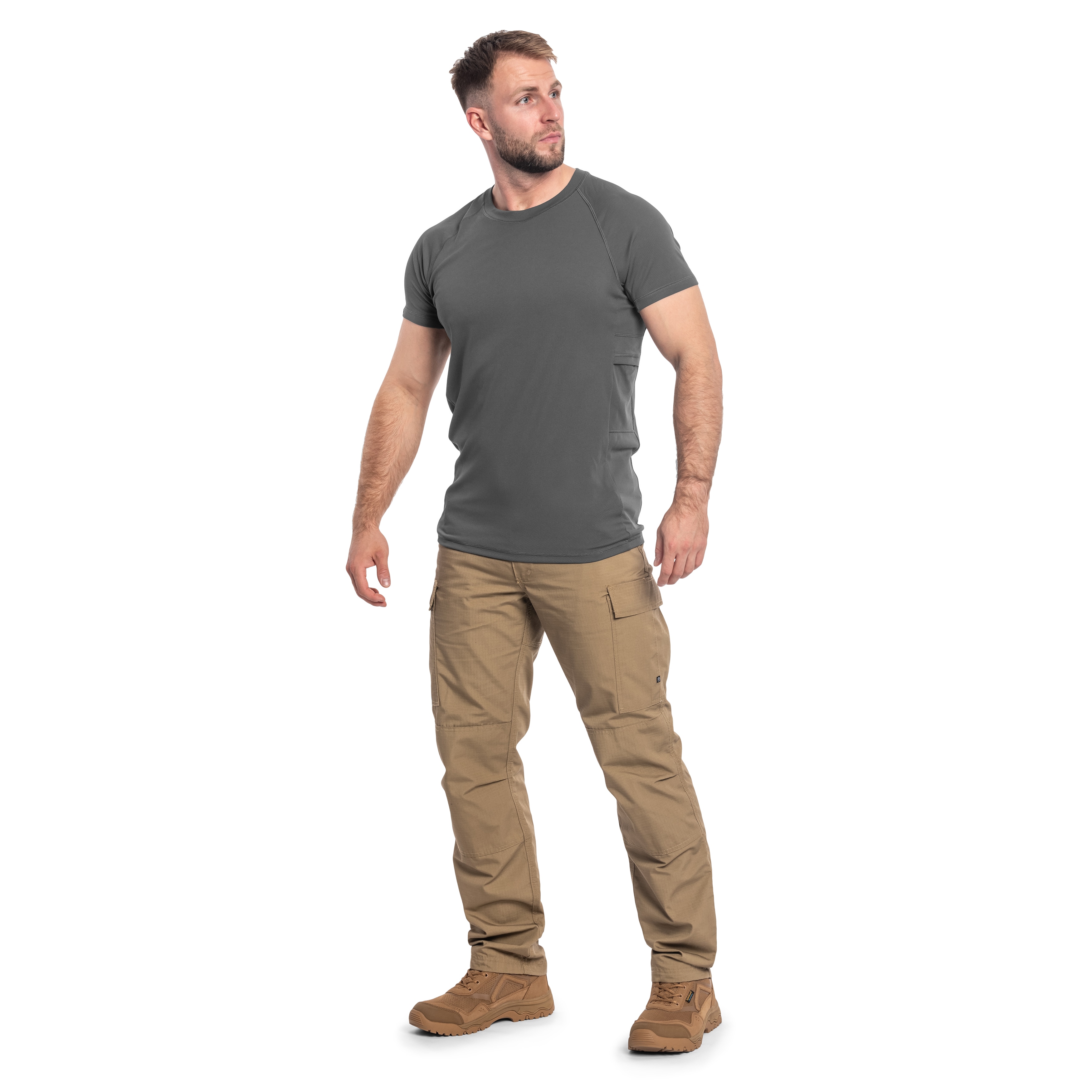 T-shirt thermoactif Quickly Dry Functional K/R Helikon-Tex - Shadow Grey