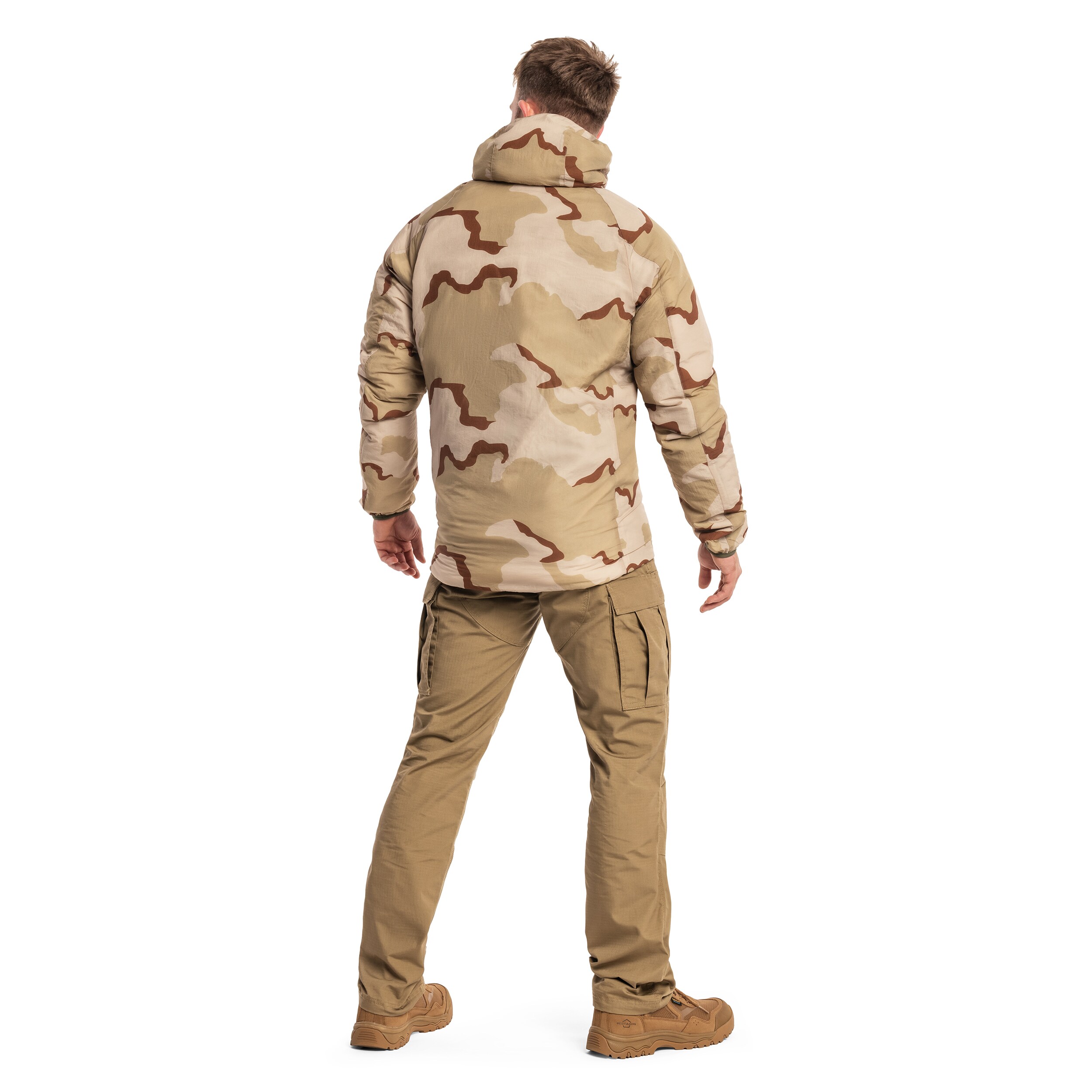 Veste double face Wolfhound Hoodie Helikon - Desert Night Camo/US Desert