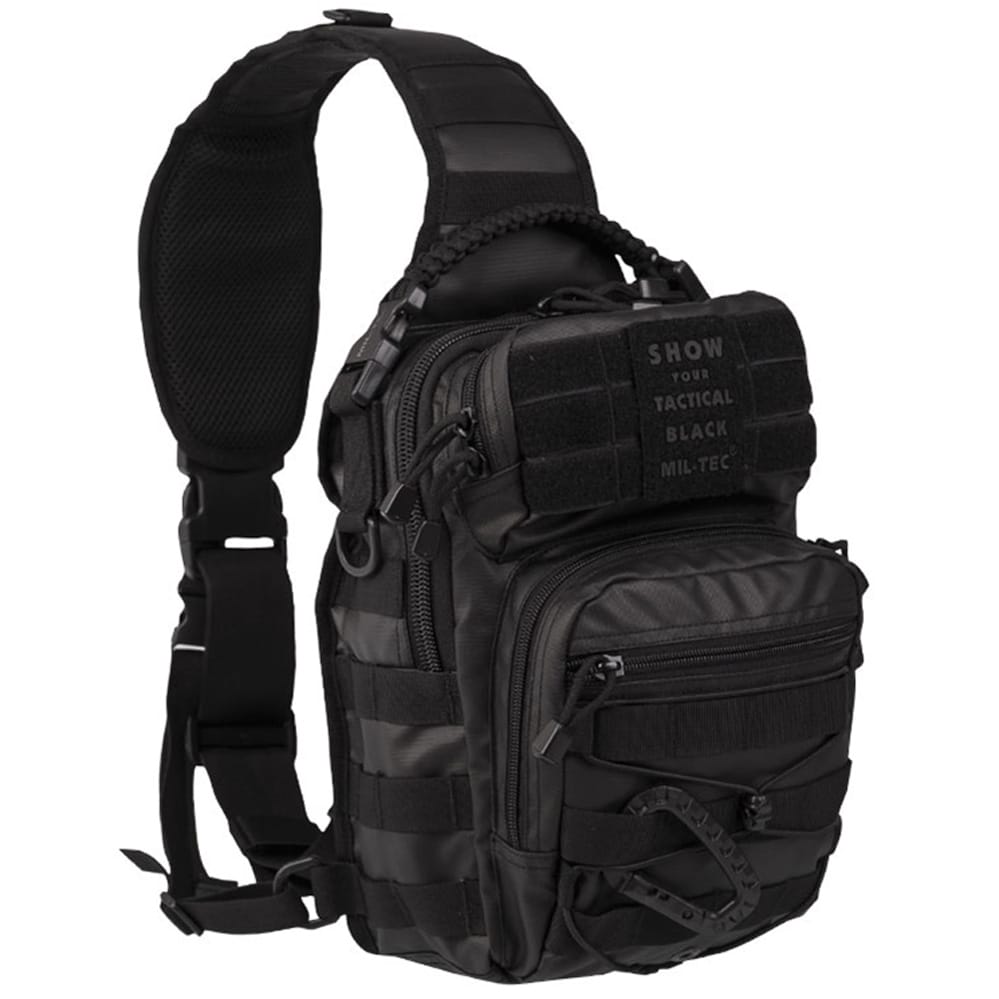 Sac à dos à bandoulière One Strap Assault 10 L Mil-Tec - Tactical Black