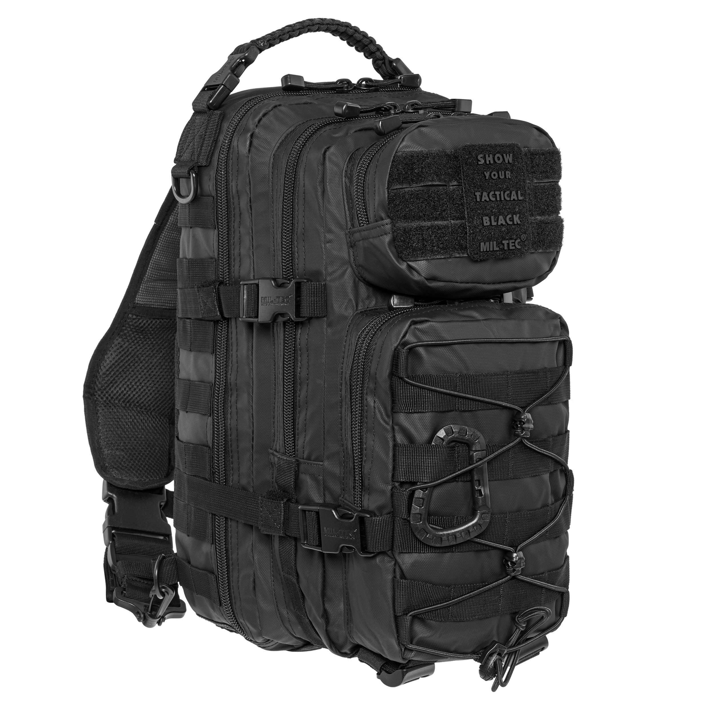 Sac à dos à bandoulière One Strap Assault 25 L Mil-Tec - Tactical Black