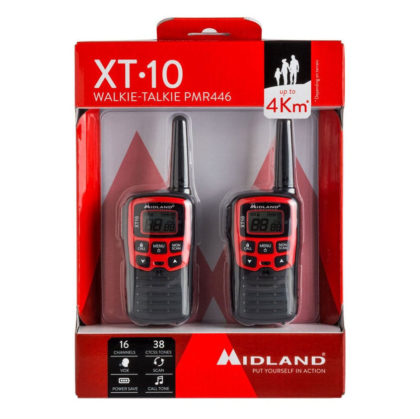 Radiotéléphone PMR XT10 2 pcs. Midland 