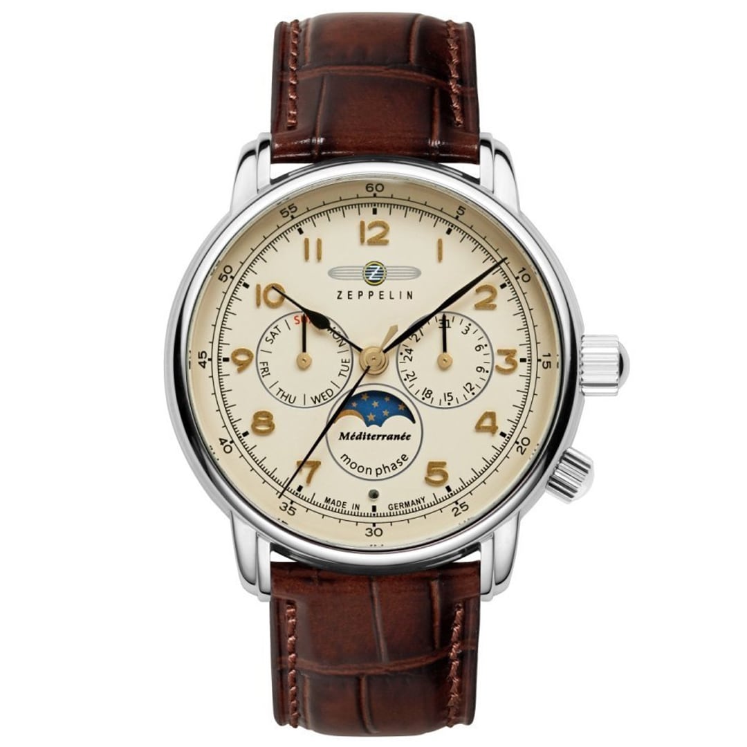 Montre Mediterranee 9636-5 Quartz Zeppelin - Beige