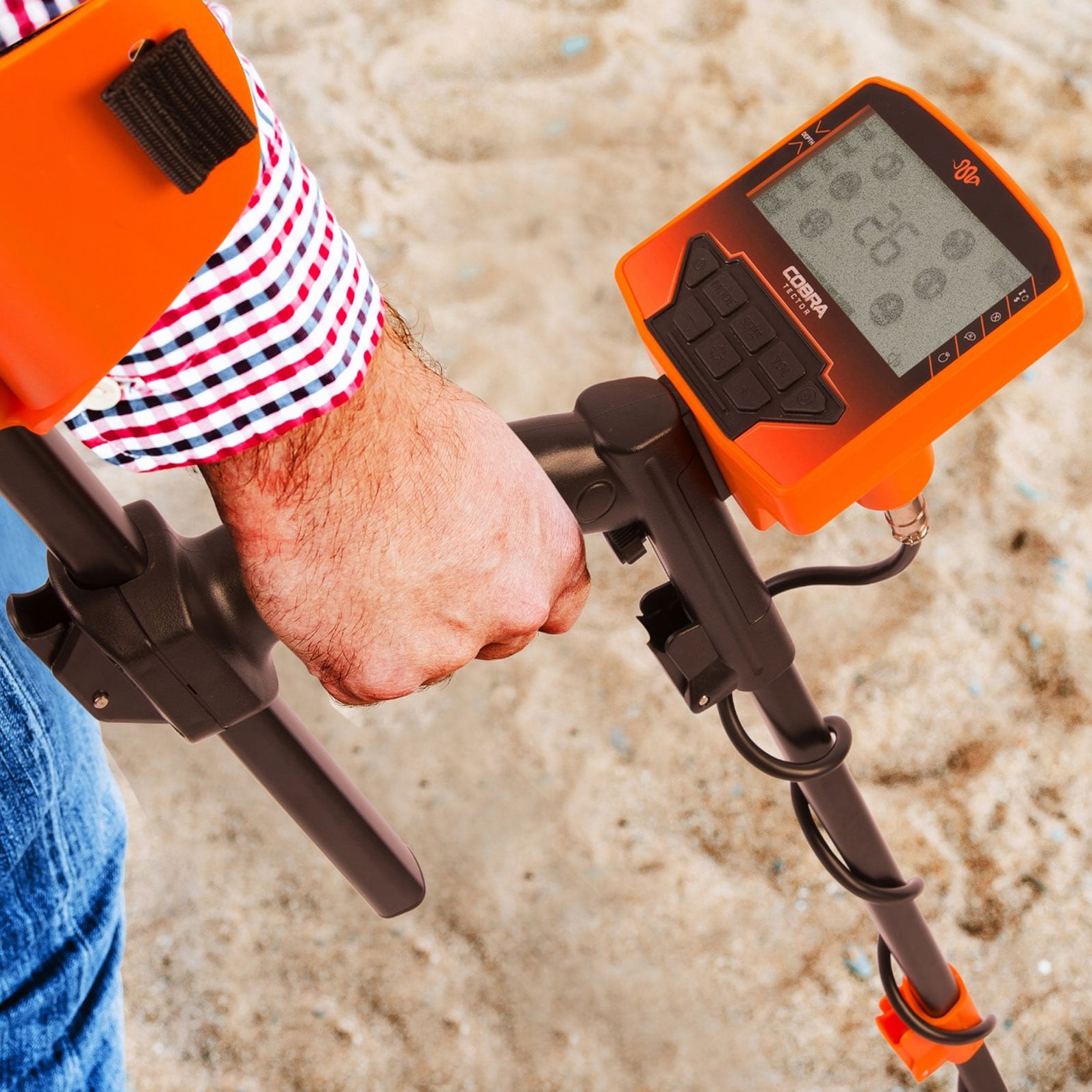 Détecteur de métaux Cobra Tector Rush - Orange