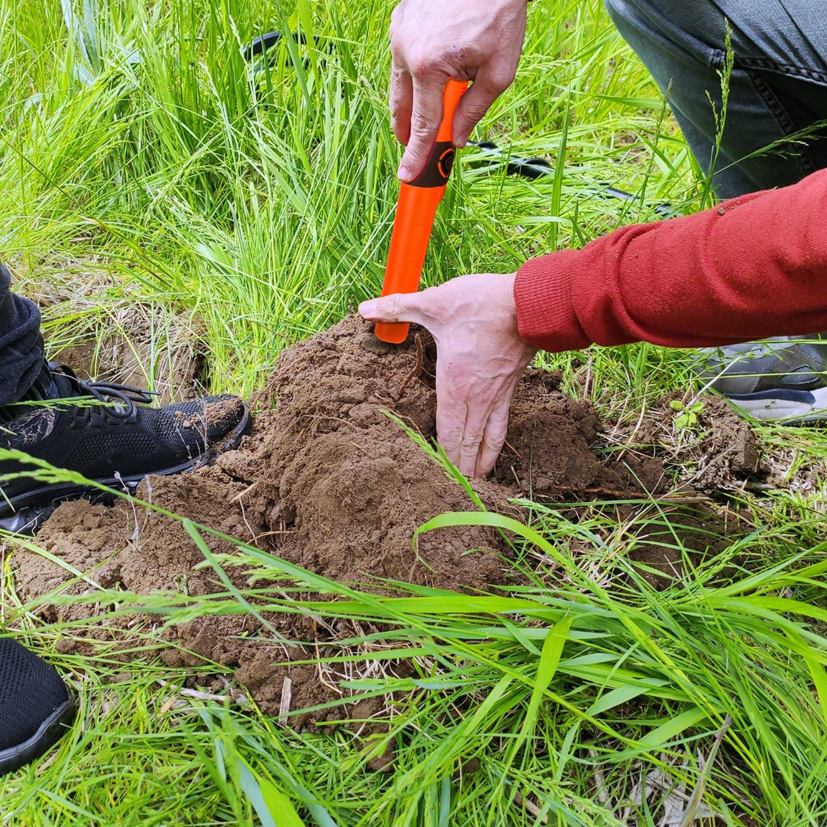 Détecteur de métaux manuel CT-1076 Cobra Tector - Orange