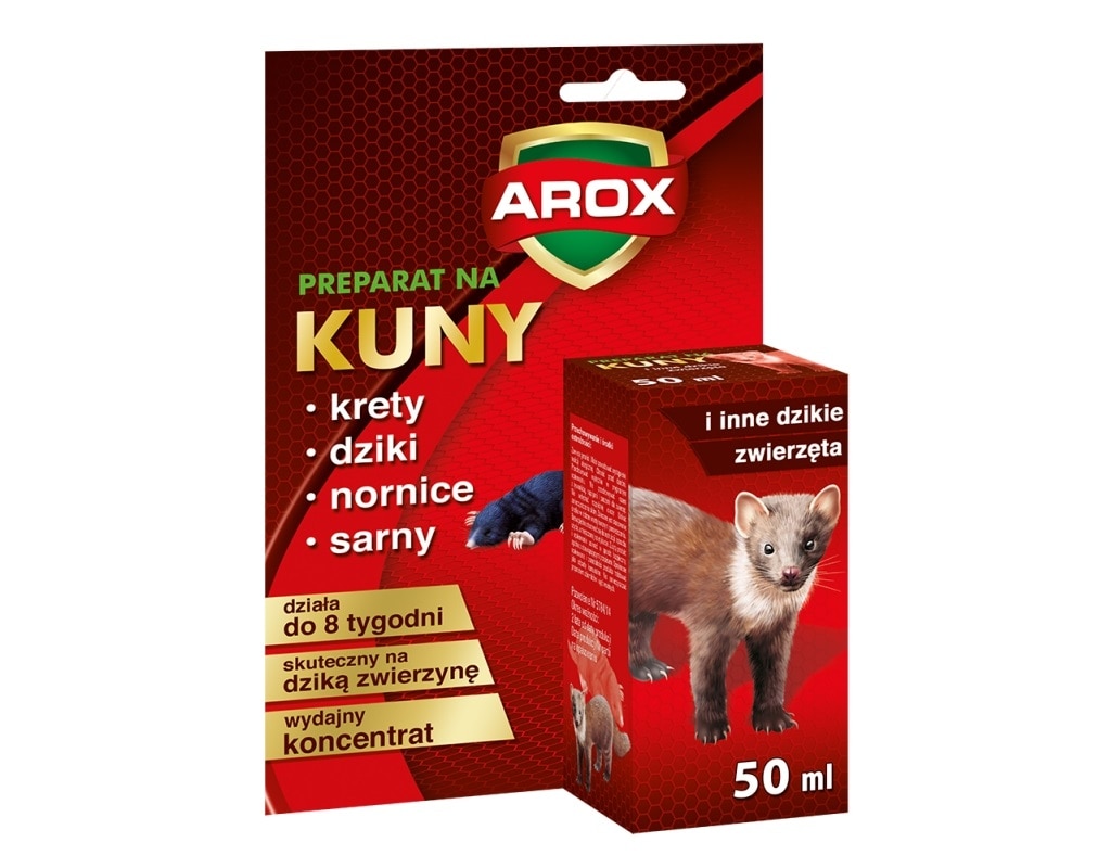 Répulseur pour martres et autres animaux 50 ml Arox