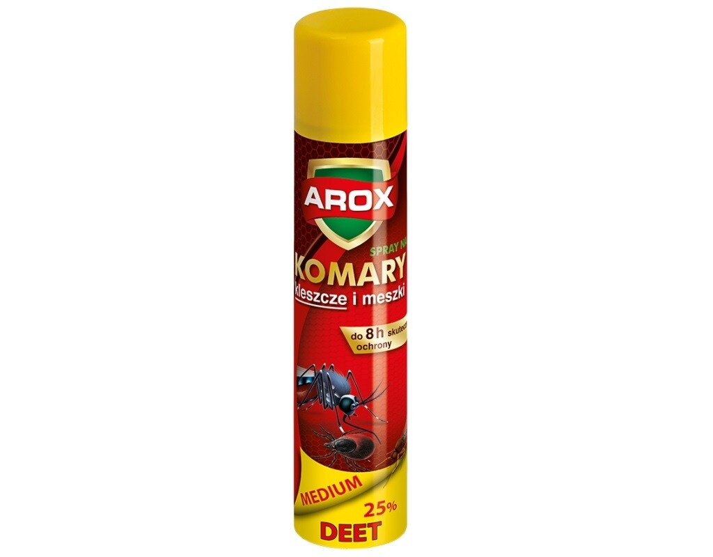 Répulsif DEET Medium en spray pour moustiques, tiques et moucherons 90 ml Arox 