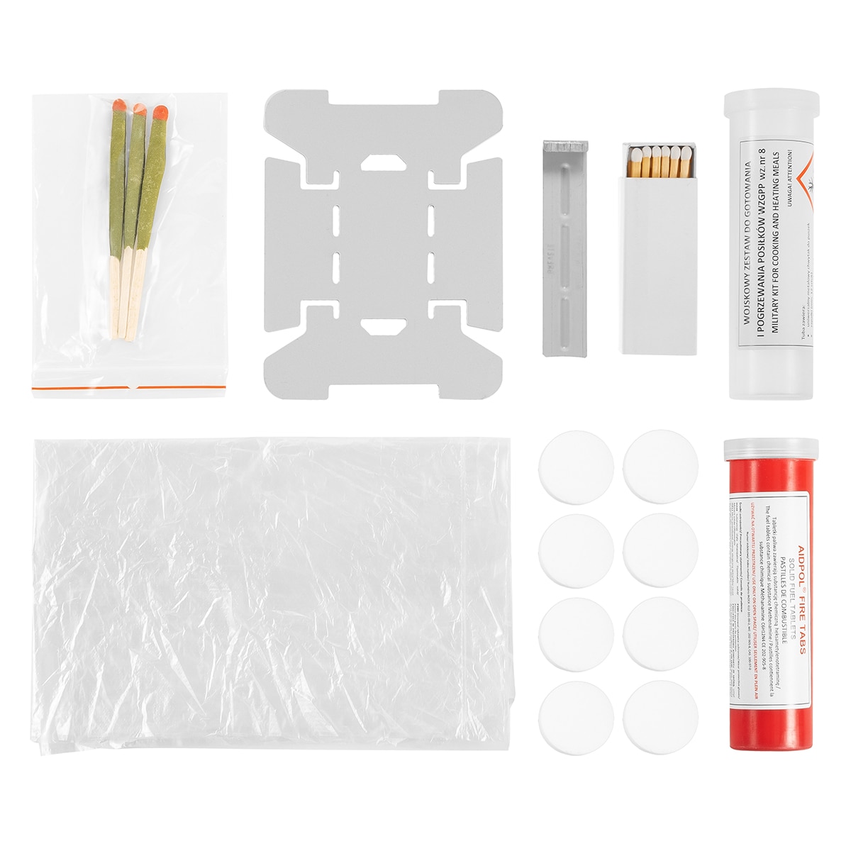 Kit militaire pour cuisiner et réchauffer les repas WZGPP Aidpol