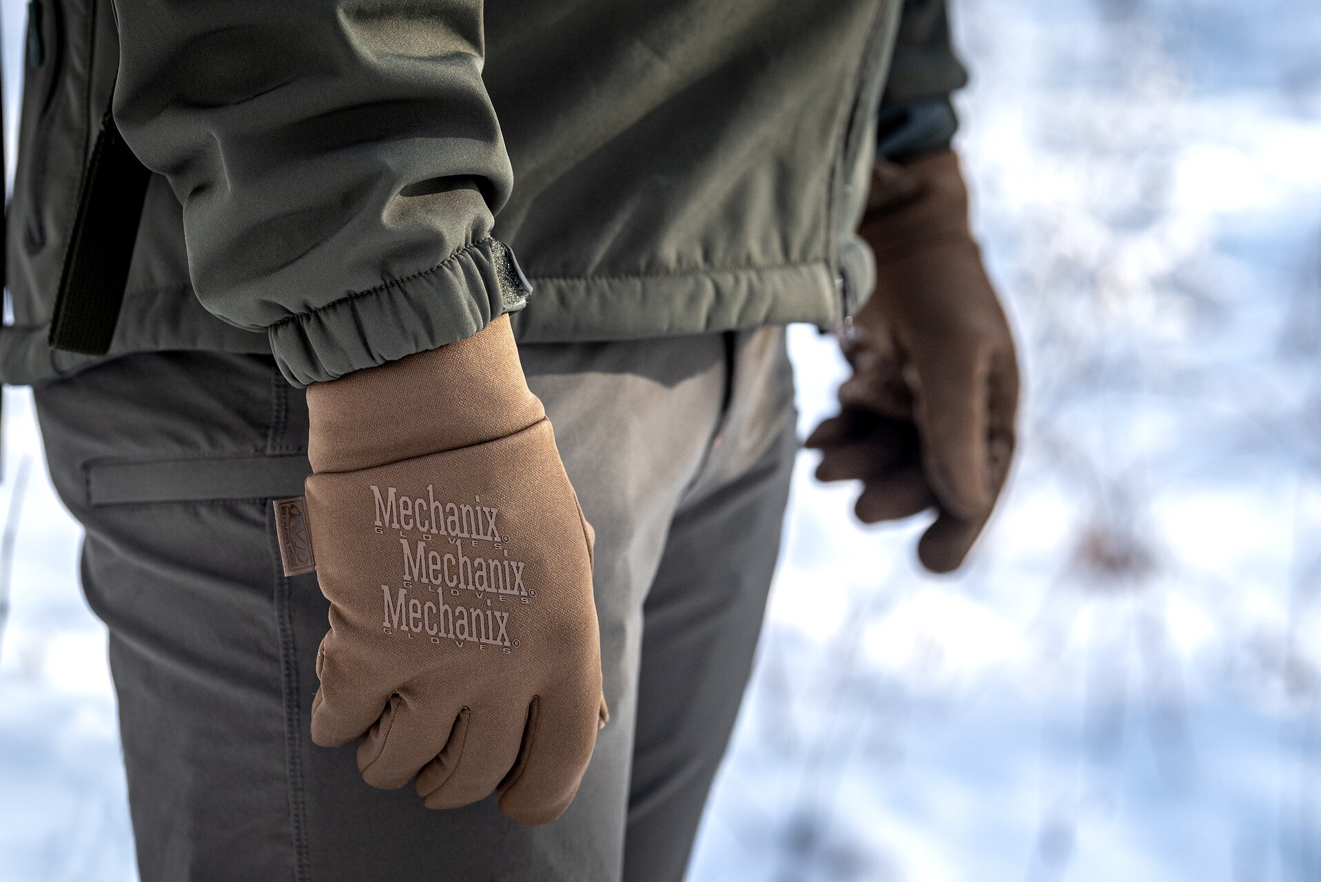 Gants tactique ColdWork Base Layer Mechanix Wear - Coyote
