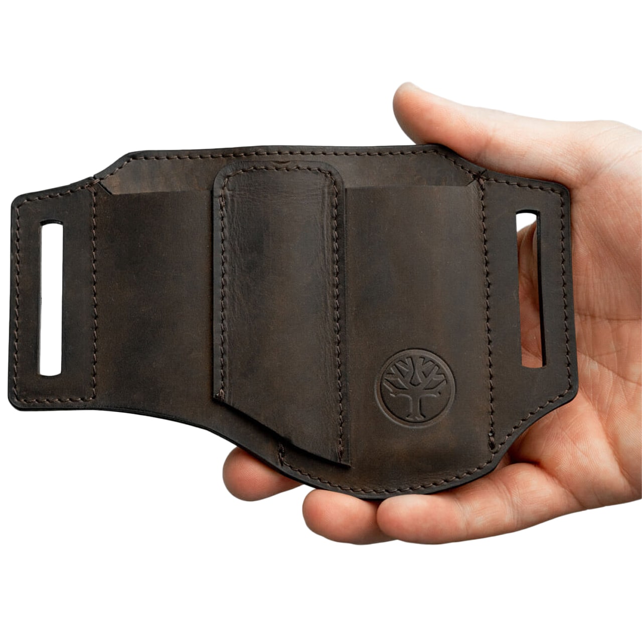 Holster en cuir ED-Three Boker - Brown