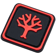 Patch fluorescent Solingen Tree Gitd Patch Boker - Red