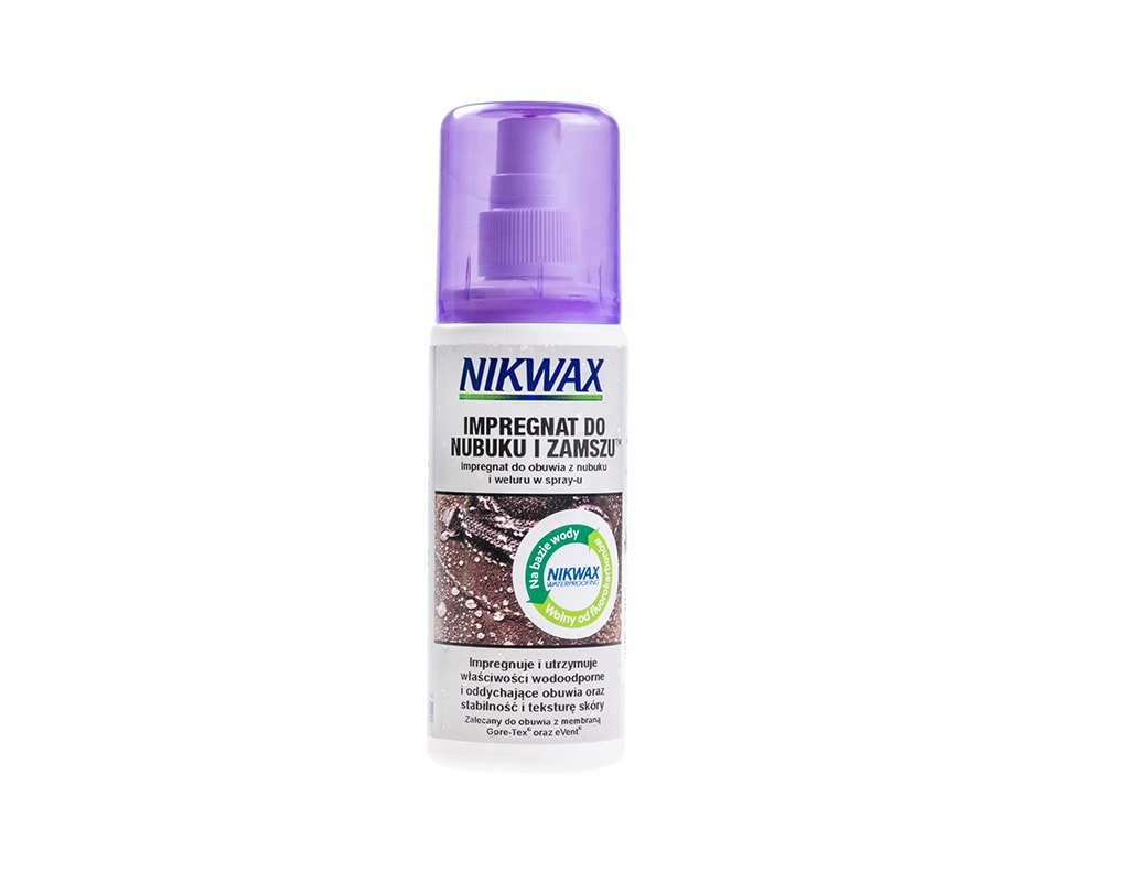 Spray imperméabilisant pour chaussures en nubuck et velours 125 ml Nikwax