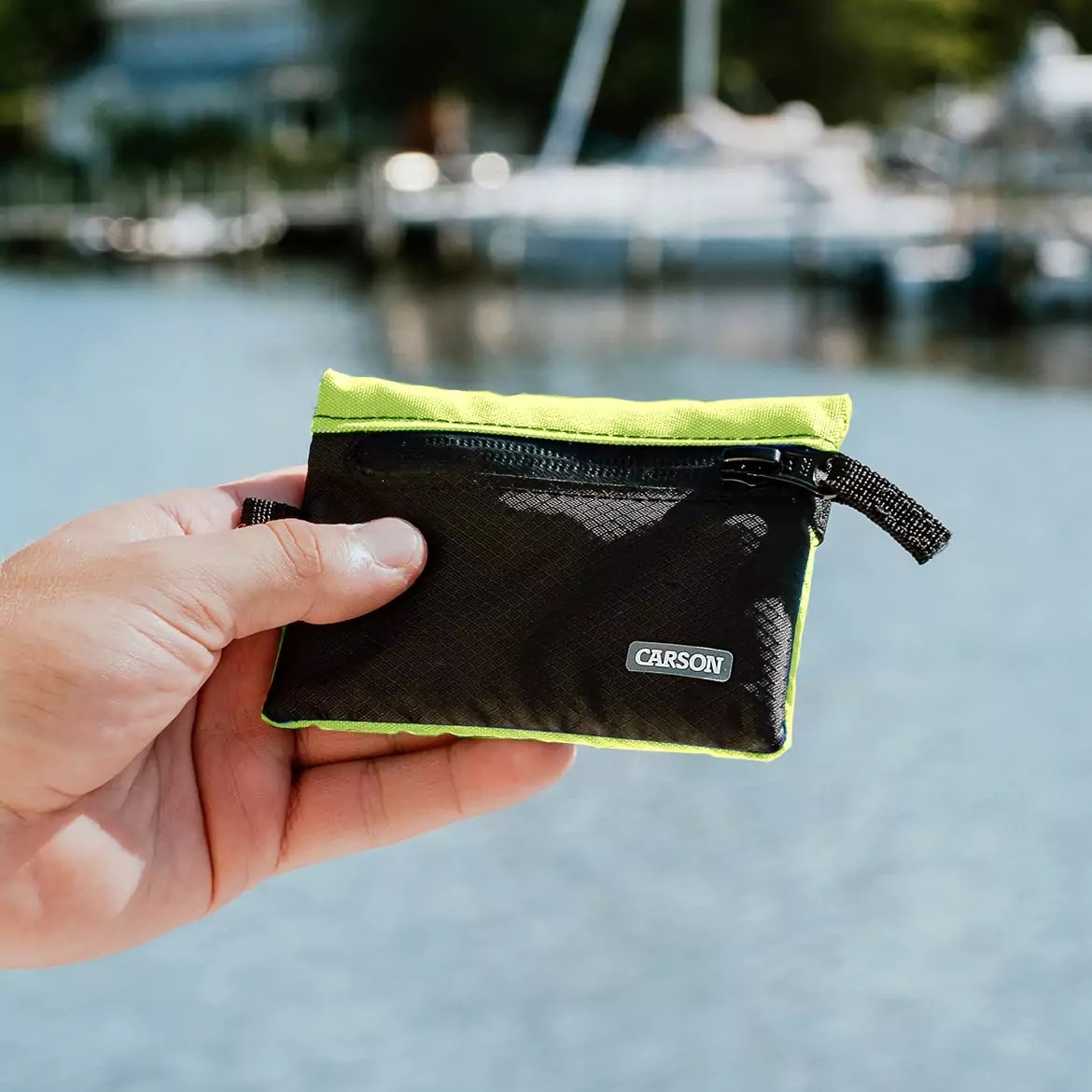 Portefeuille imperméable Carson - Black/Green