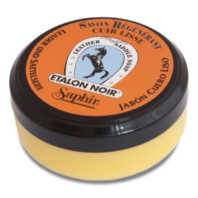 Savon régénérant pour le cuir BDC Etalon Noir Soap 100 ml Saphir