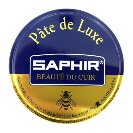 Cire à chaussure BDC Pate De Luxe 100 ml Saphir - Black