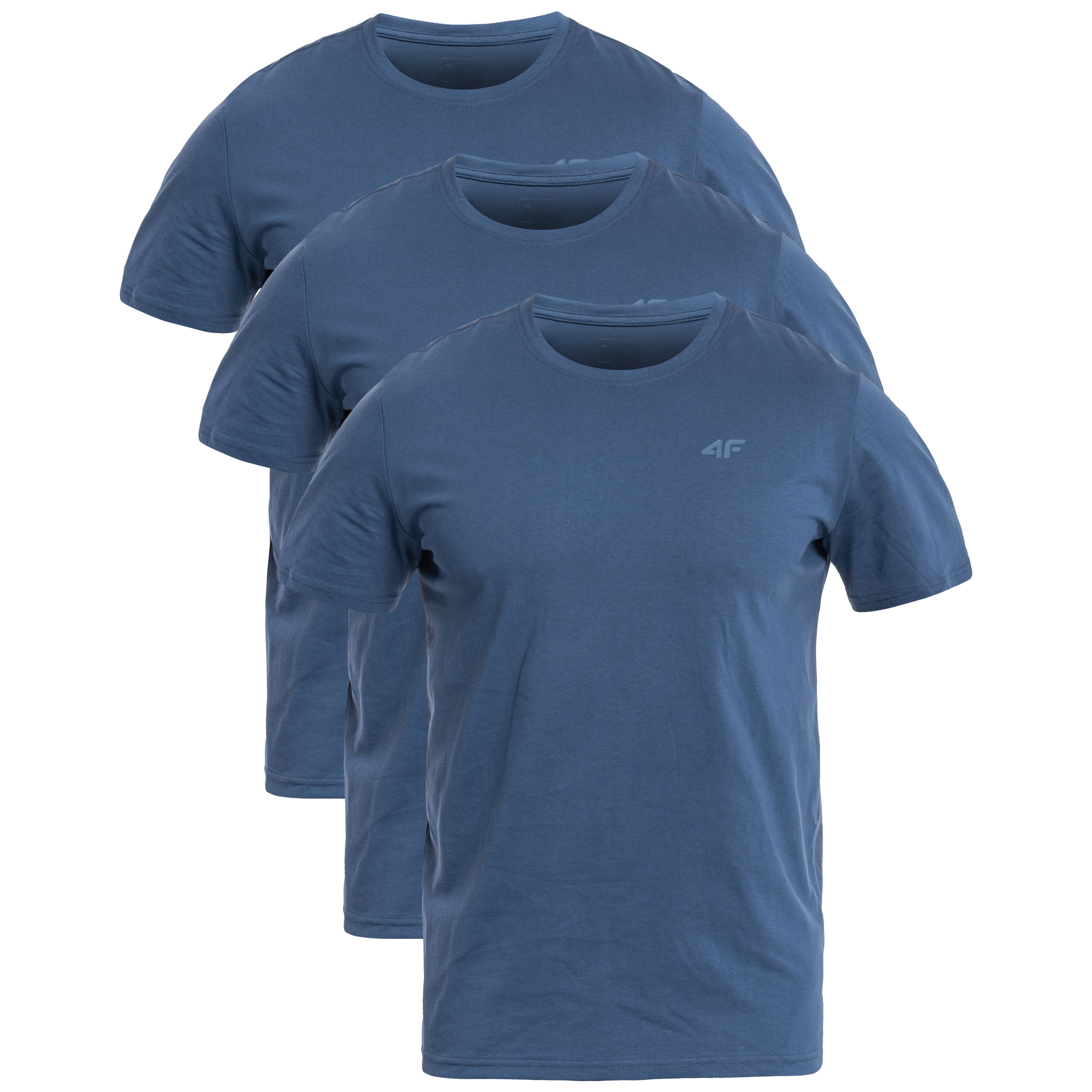 T-shirt TTSHM0876 - 3 pcs. 4F - Denim