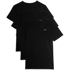 T-shirt TTSHM0876 - 3 pcs. 4F - Deep Black
