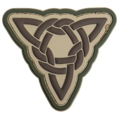 Patch Monkey Celtic Knot Triangle Mil Spec - Arid MC Camo