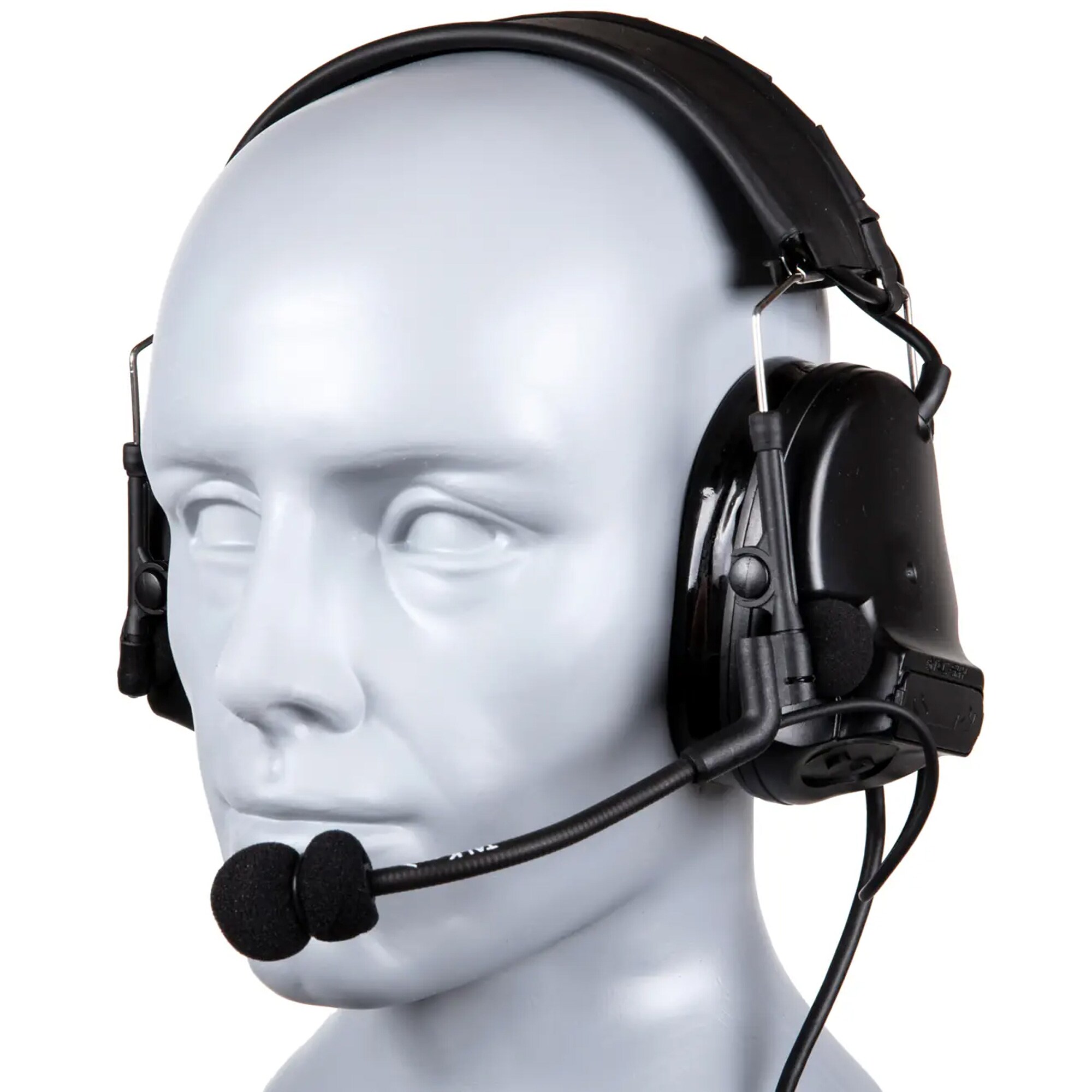 Protections auditives actives avec microphone ComTac III Tac-Sky - Black