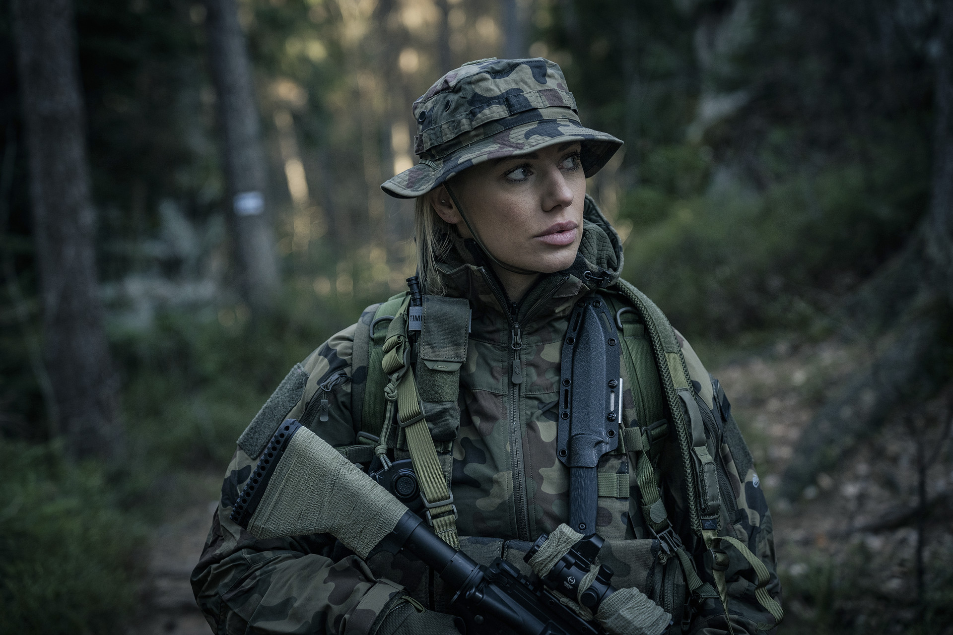 Bouton PTT Tac-Sky avec câble à ressort pour radio de type PRC 152/148