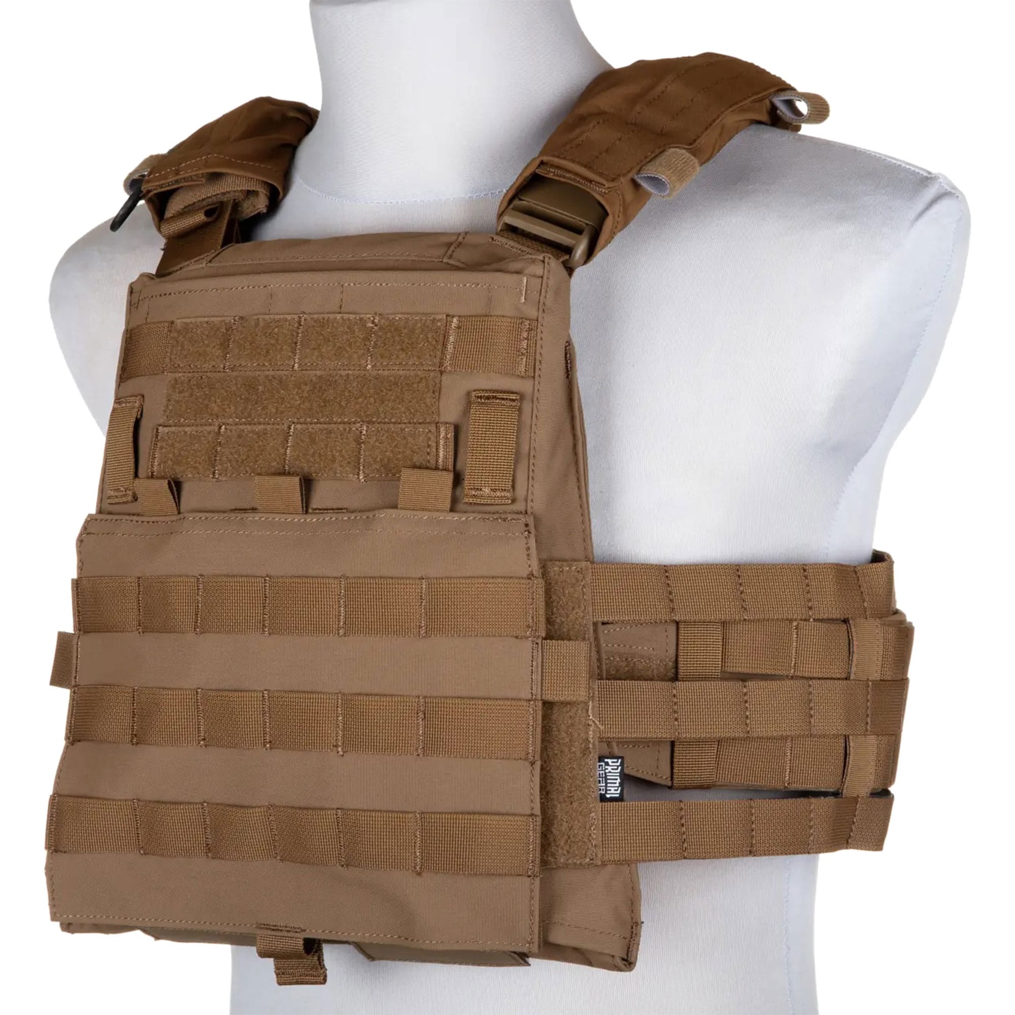 Gilet tactique Trias Plate Carrier Primal Gear - Coyote Brown