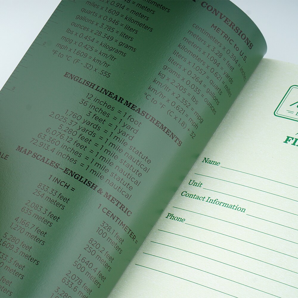 Bloc-notes imperméable 4 5/8x7 1/4