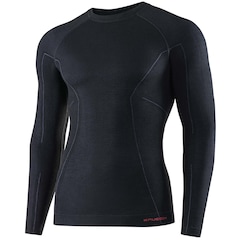 T-shirt thermique Active Wool Brubeck - Black