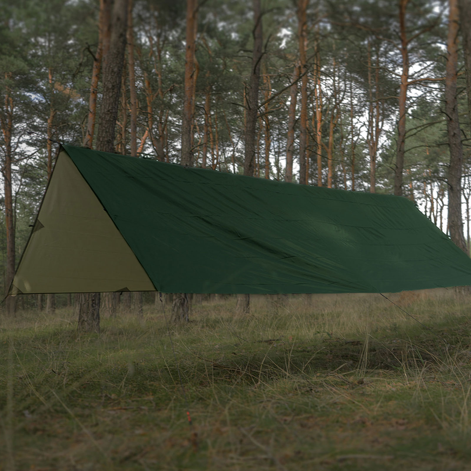 Bâche de bivouac Termo Tarp 3 x 2 m TigerWood - Green