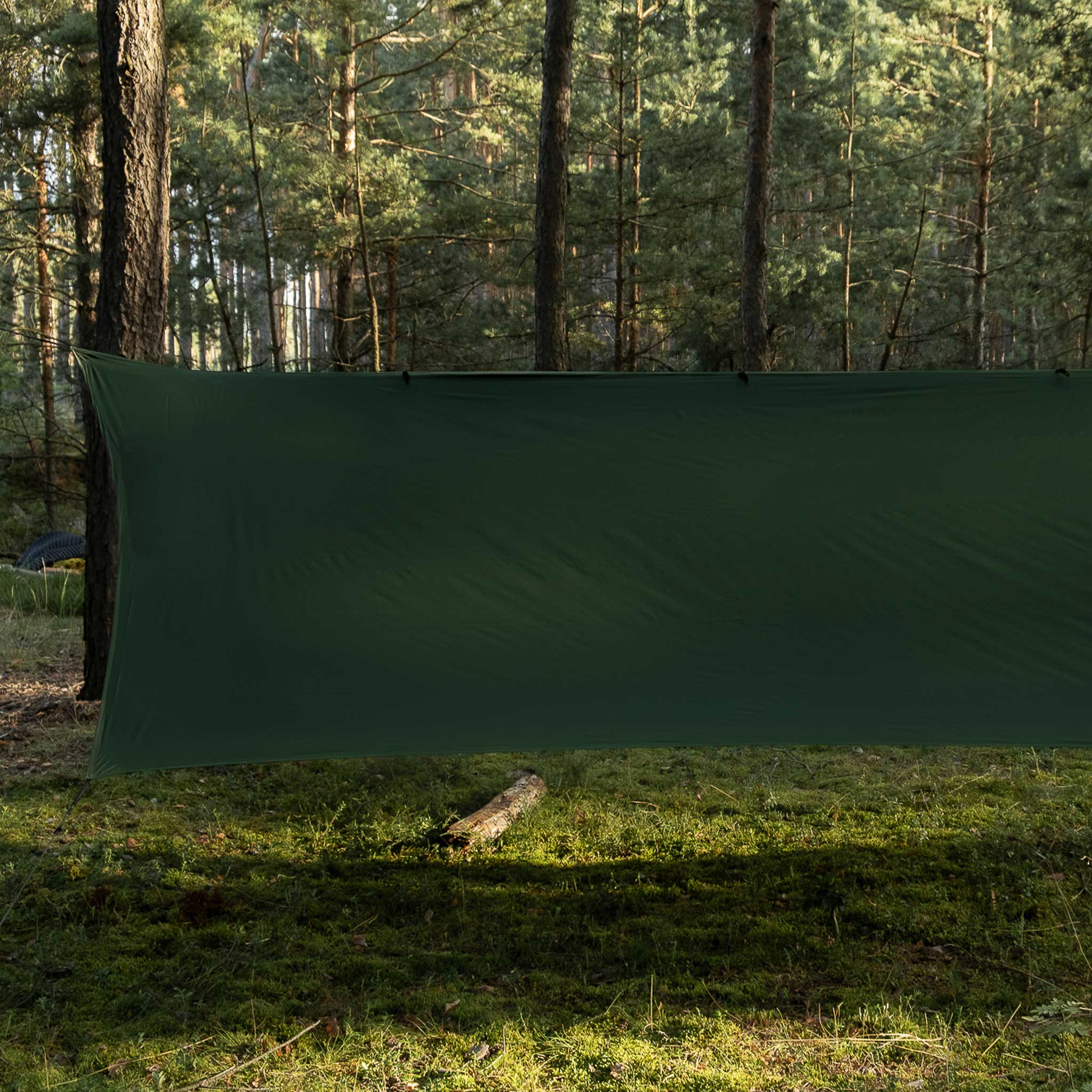 Bâche de bivouac Termo Tarp StingRay 3,6 x 2,8 m TigerWood - Green