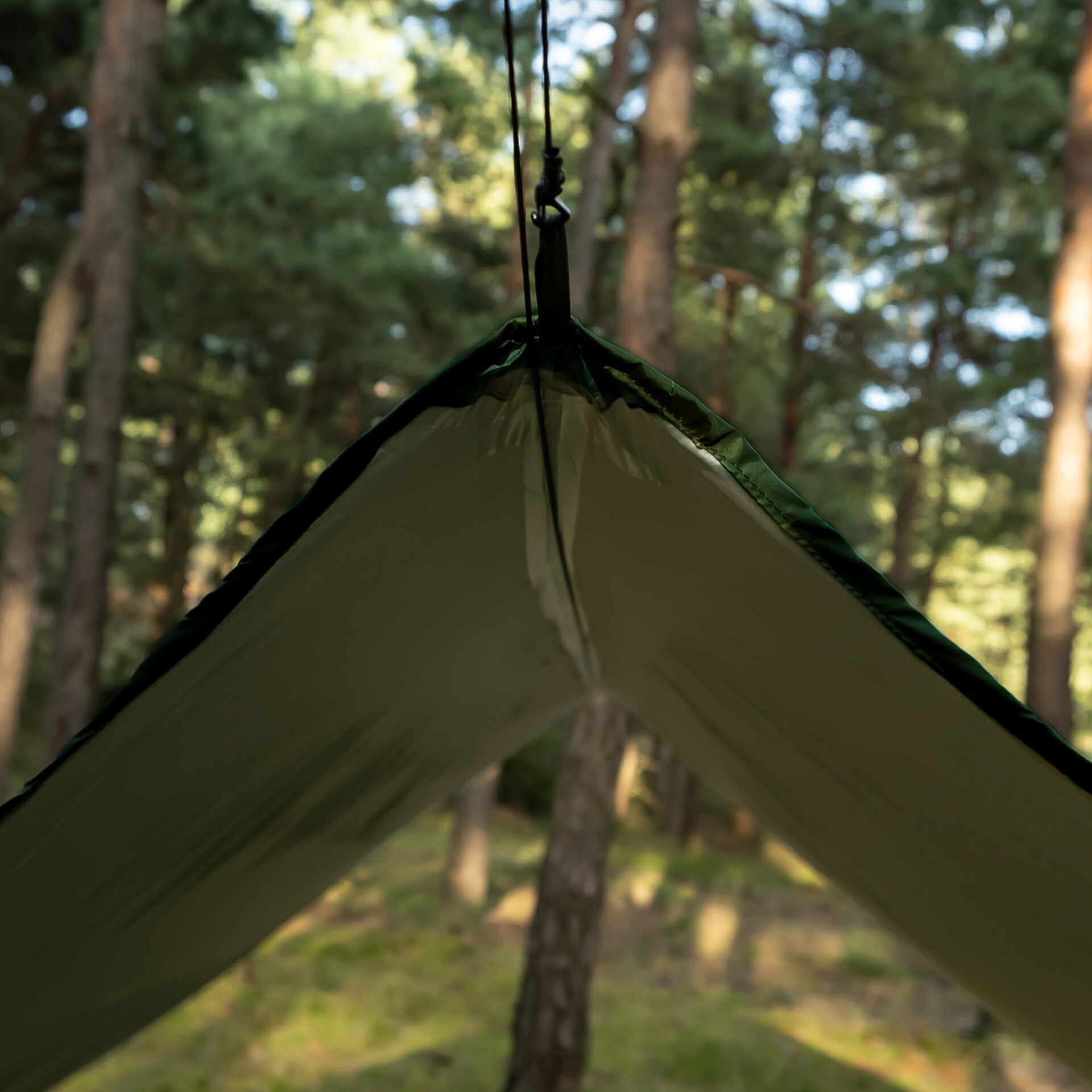 Bâche de bivouac Termo Tarp StingRay 3,6 x 2,8 m TigerWood - Green