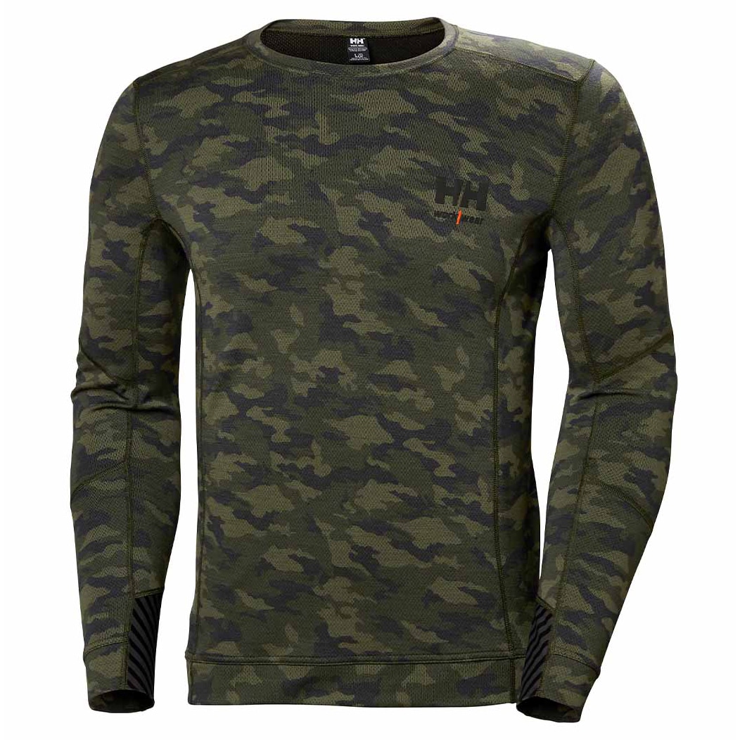 T-shirt thermique Lifa Merino Crewneck Helly Hansen - Camo