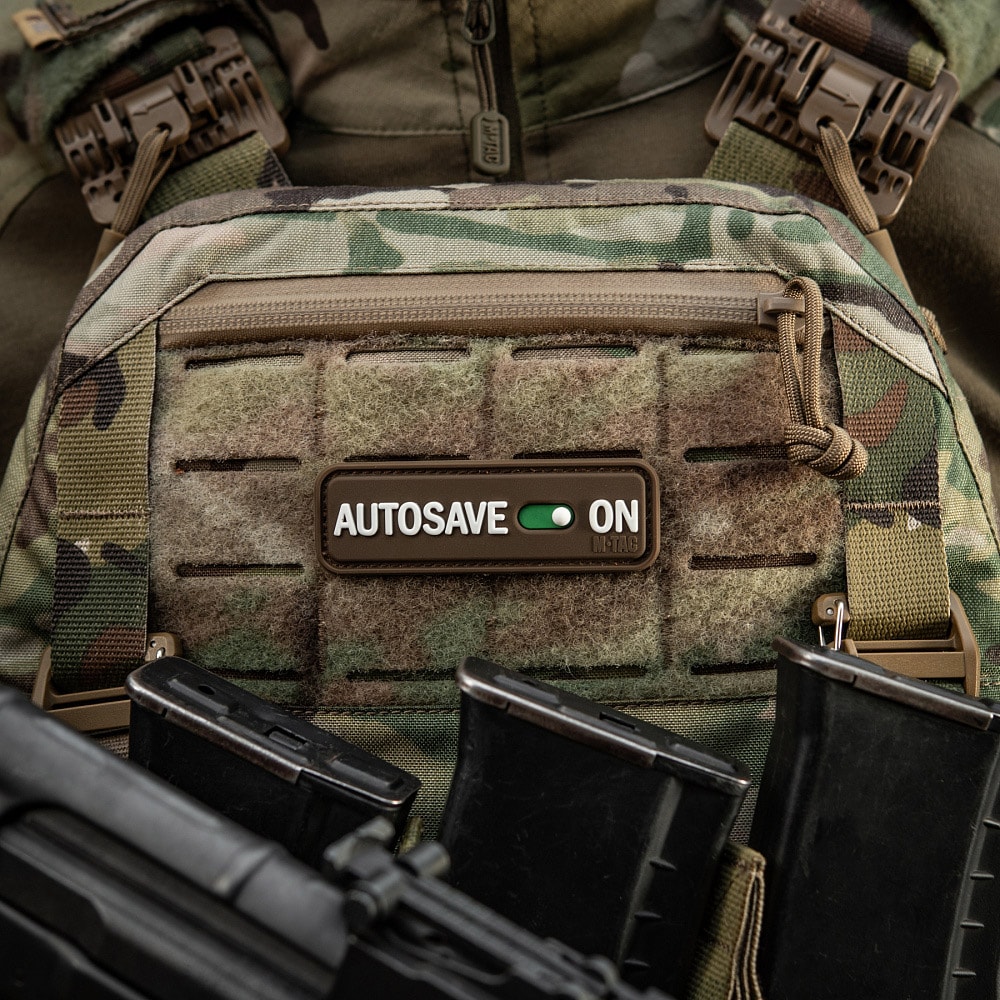 Patch AUTOSAVE ON PVC M-Tac - Coyote