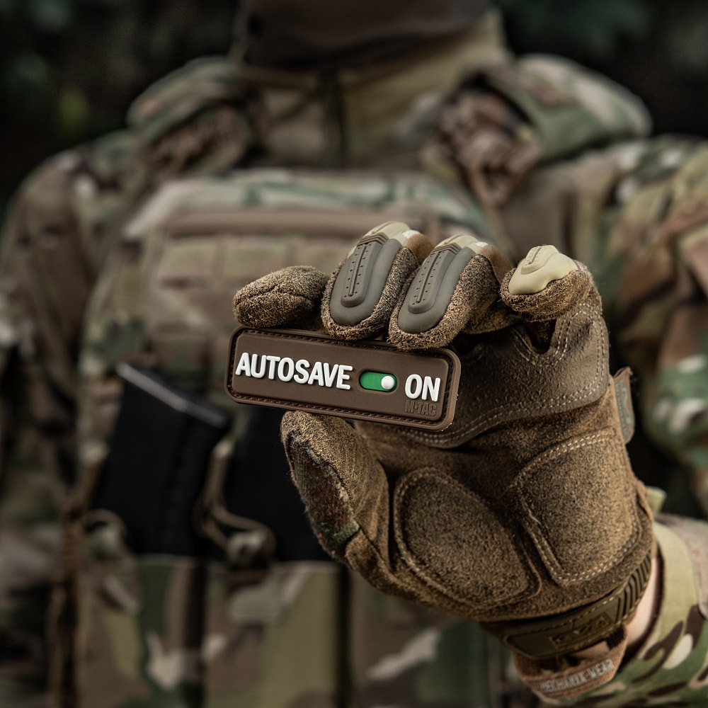 Patch AUTOSAVE ON PVC M-Tac - Coyote