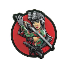 Patch Tactical Girl No.3 Wodograj 3D PVC M-Tac - Turquoise
