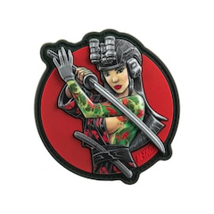 Patch Tactical Girl No.3 Wodograj 3D PVC M-Tac - Green