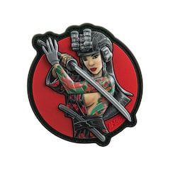Patch Tactical Girl No.3 Wodograj 3D PVC M-Tac- Skull