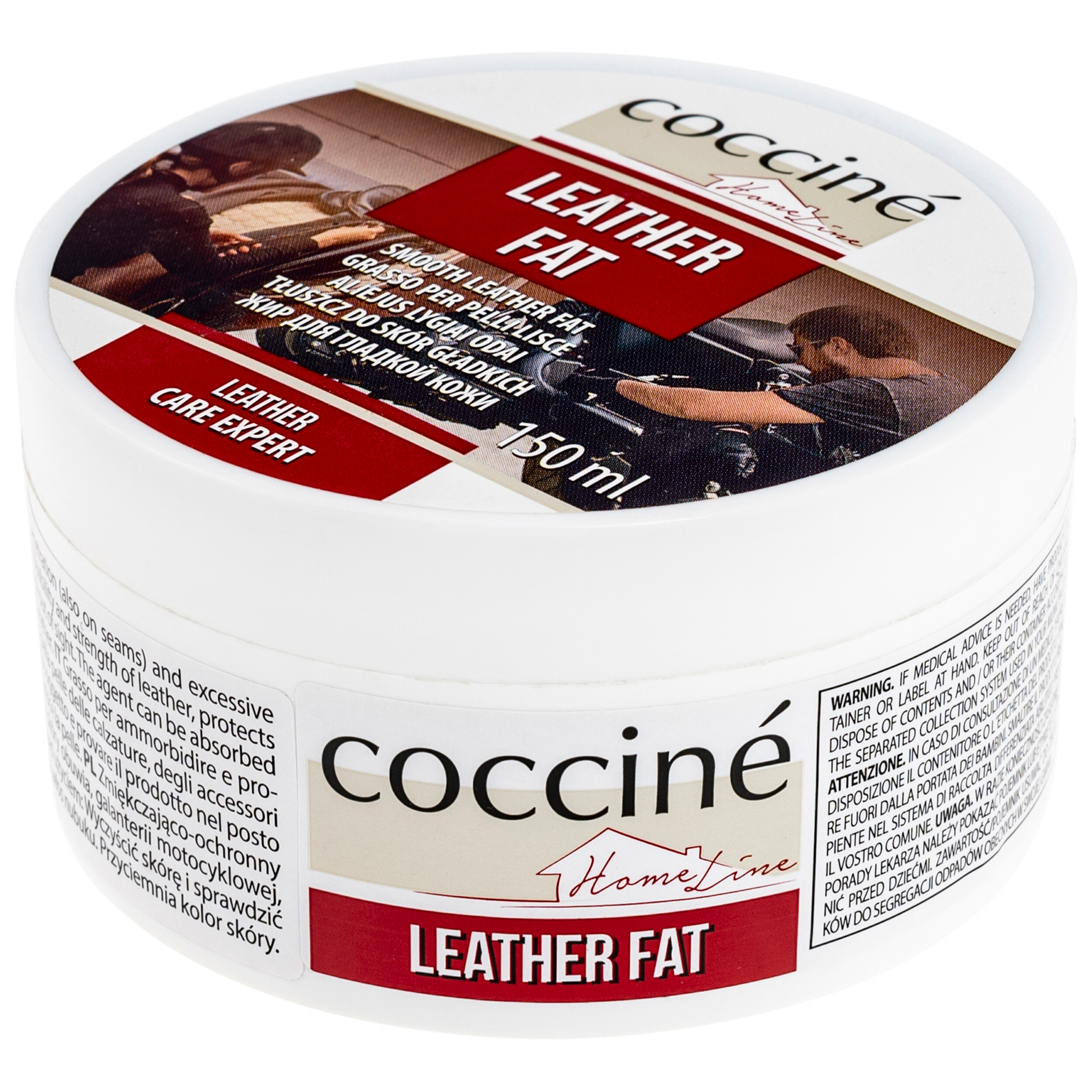 Graisse de protection Home Line Leather Fat 150 ml Coccine - Clear