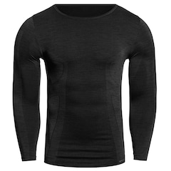 T-shirt thermique Comfort Wool Brubeck - Black