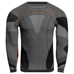 T-shirt thermique DryTech Long Sleeve FreeNord - Black/Orange