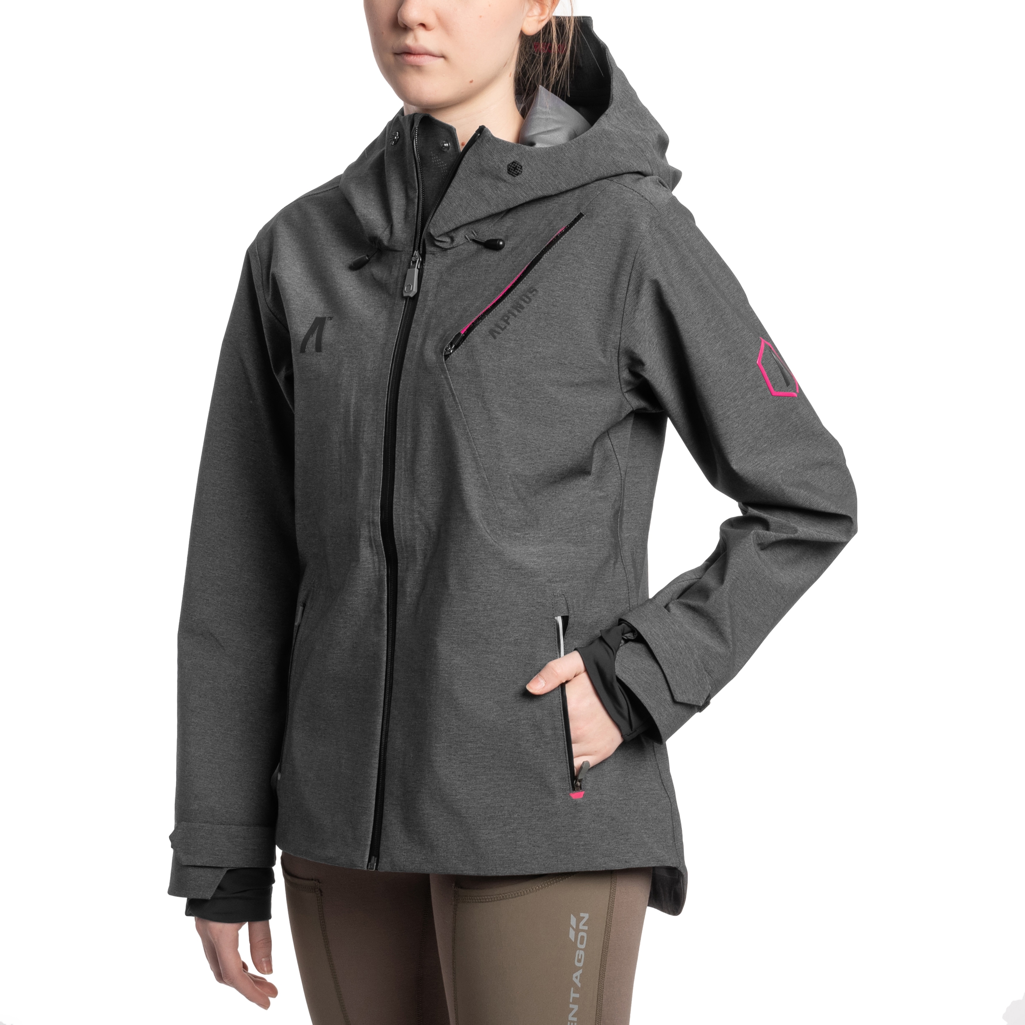 Veste pour femmes Gingera Pro 3-couches Alpinus - Black