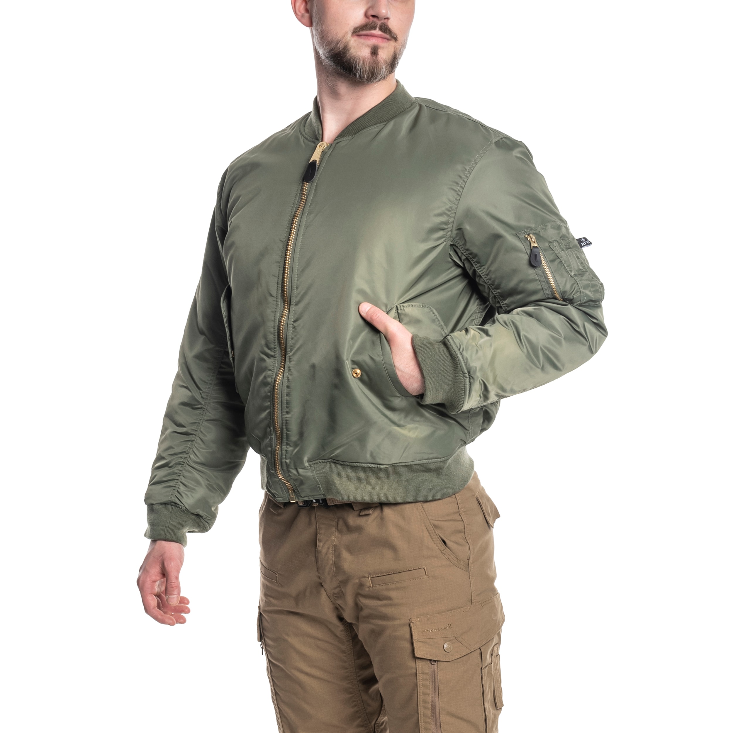 Veste MA-1 US Flight Jacket MFH - Olive
