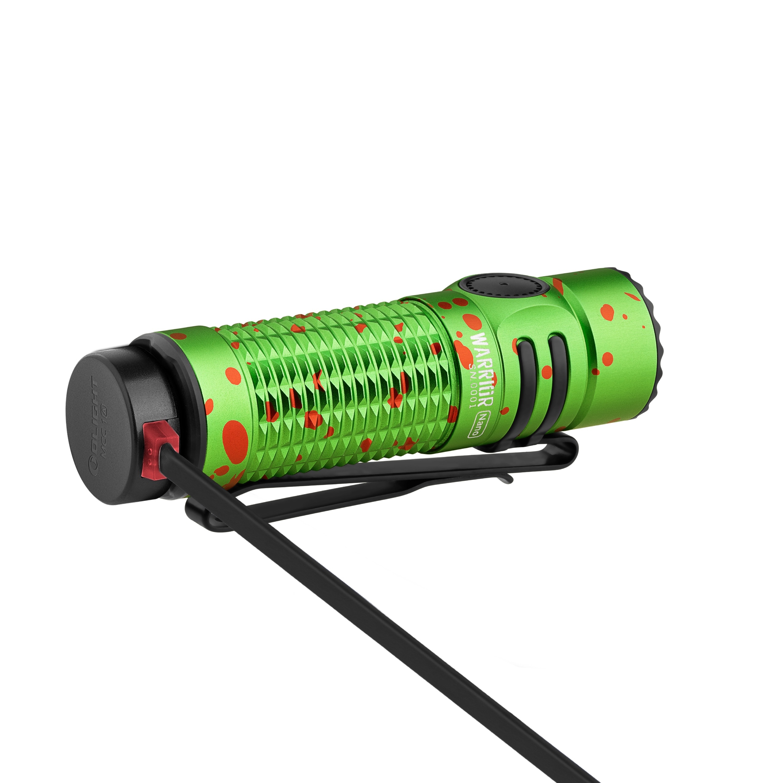 Lampe de poche Warrior Nano 1200 lumens Olight - Zombie Green 