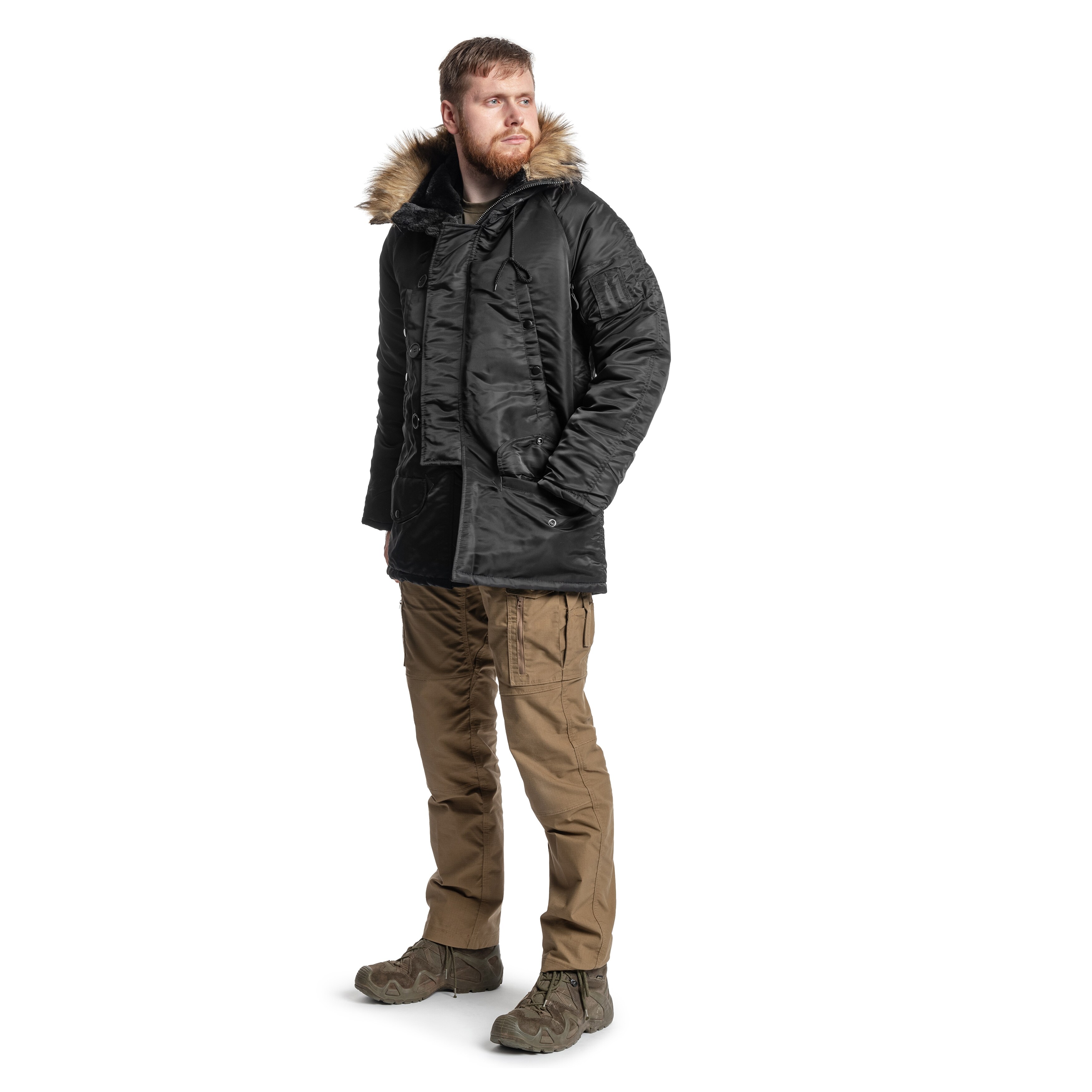 Veste N3B Parka Mil-Tec - Black