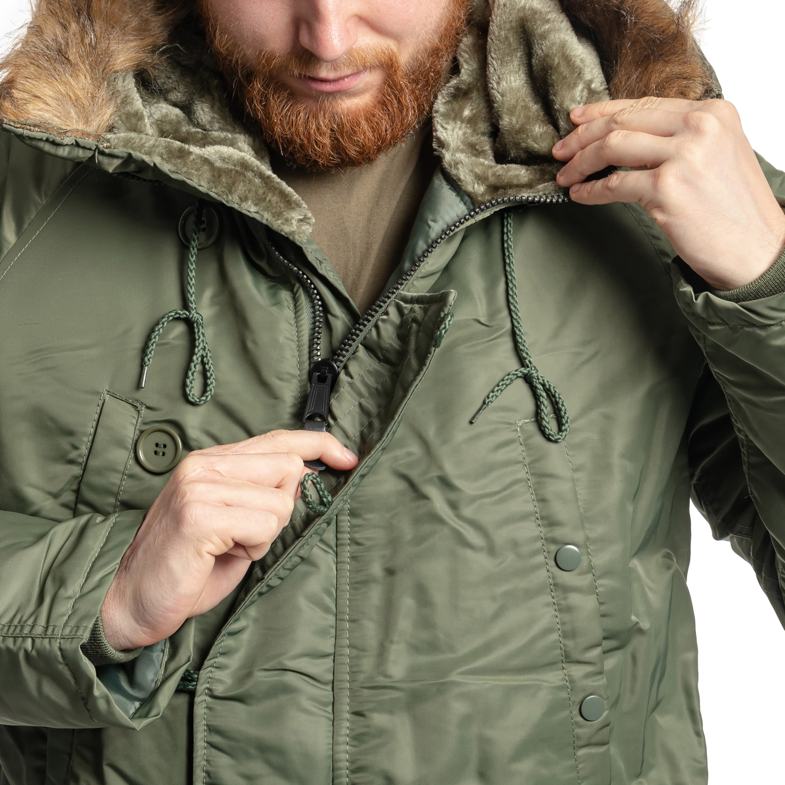 Veste N3B Parka Mil-Tec - Olive