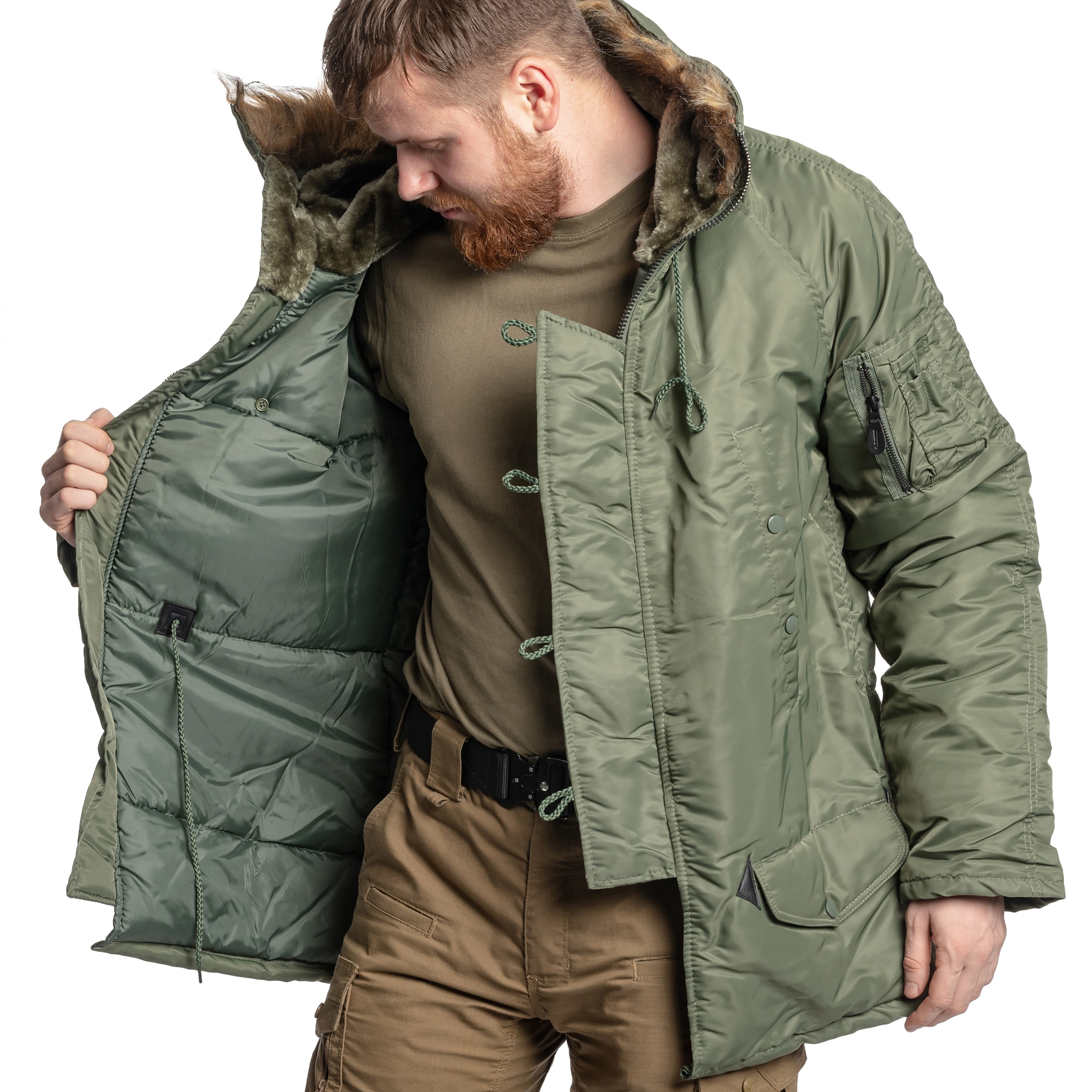 Veste N3B Parka Mil-Tec - Olive