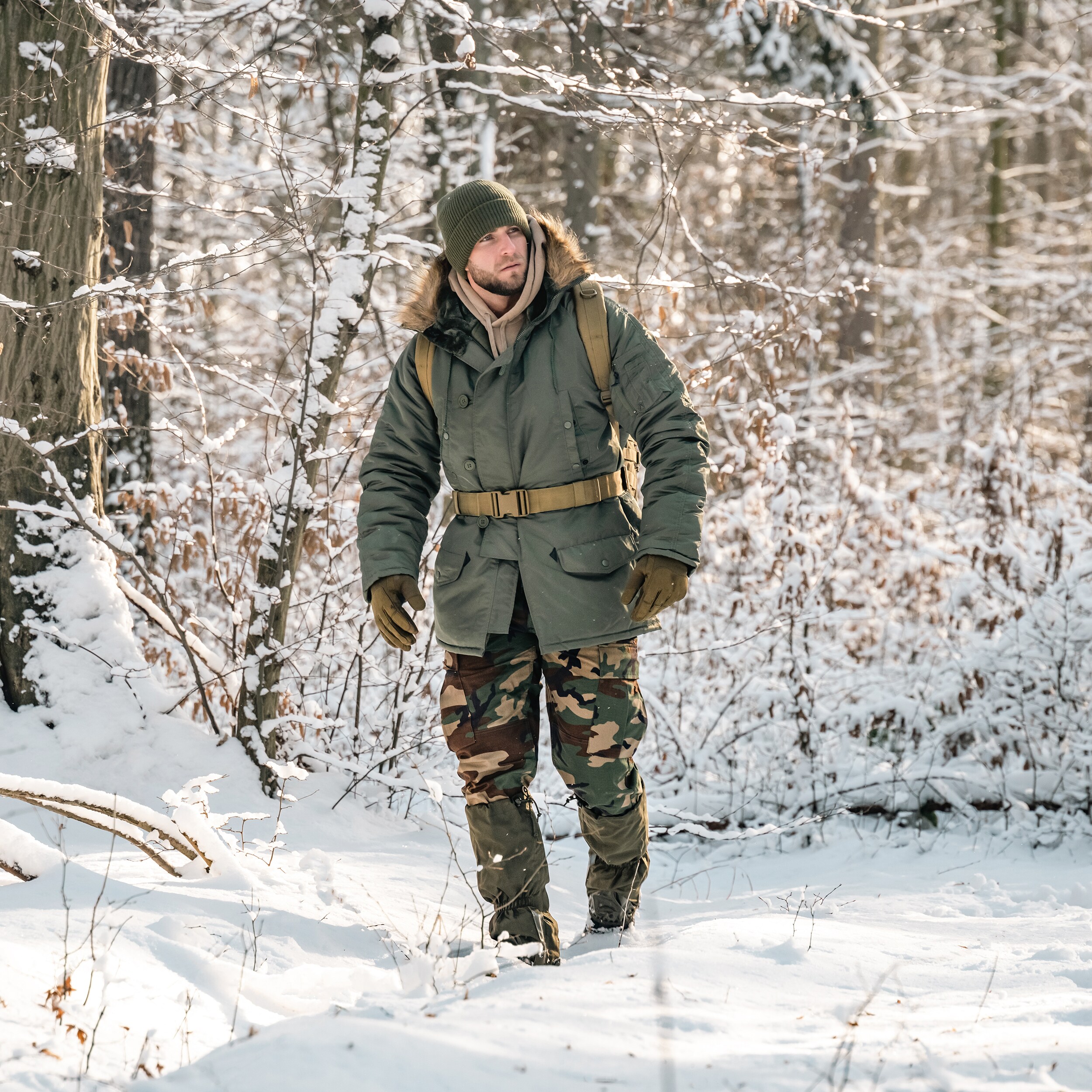 Veste N3B Parka Mil-Tec - Olive