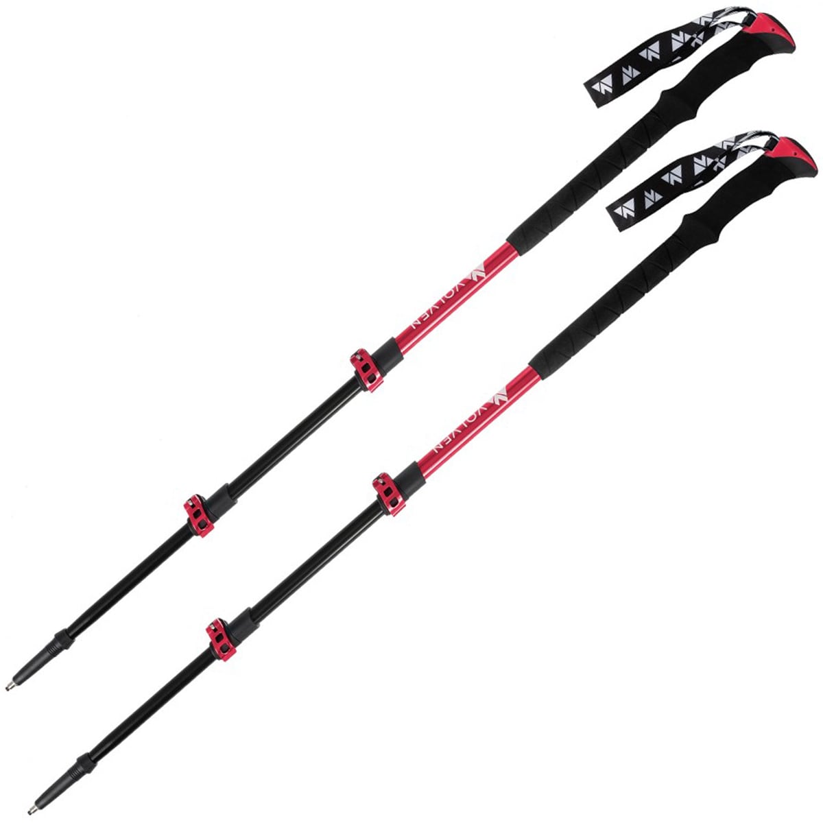 Bâtons de trekking Adventure Pro Volven - Red