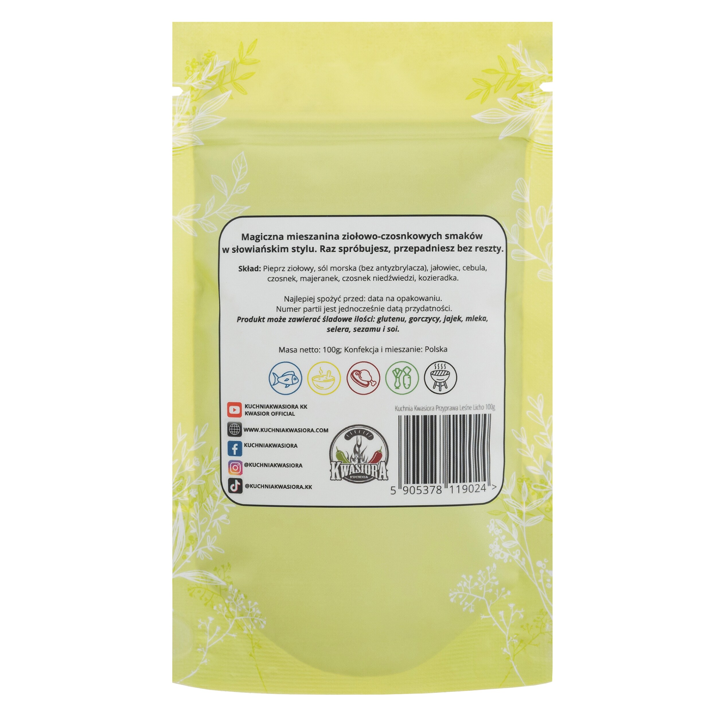 Mélange d\'épices Leśne Licho Kuchnia Kwasiora 100 g