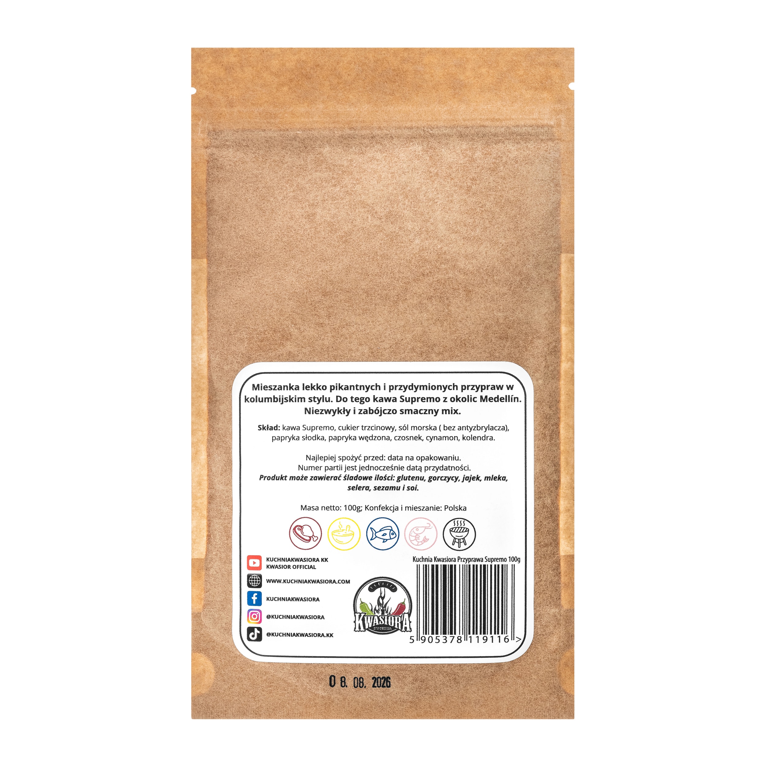 Mélange d\'épices Supremo Kuchnia Kwasiora 100 g