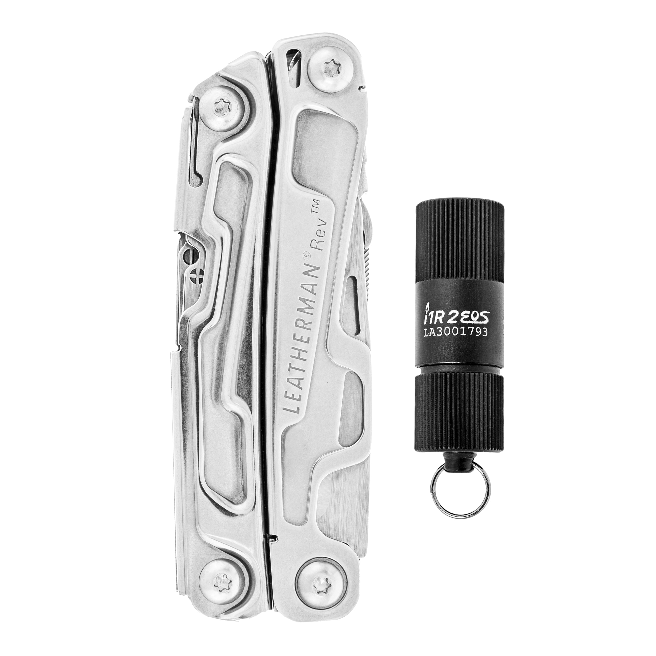 Multitool Rev + lampe de poche Olight I1R 2 - kit Leatherman