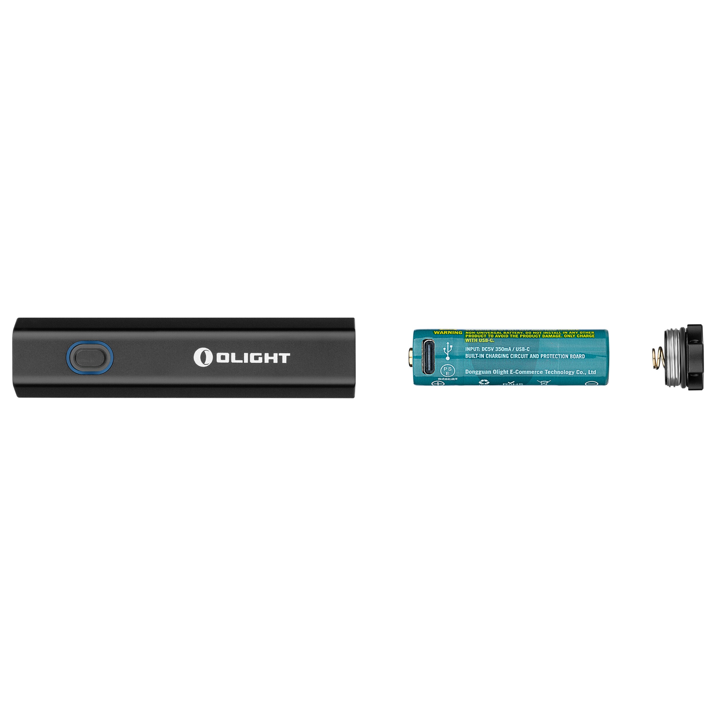 Lampe de poche Diffuse 700 lumens Olight - Black